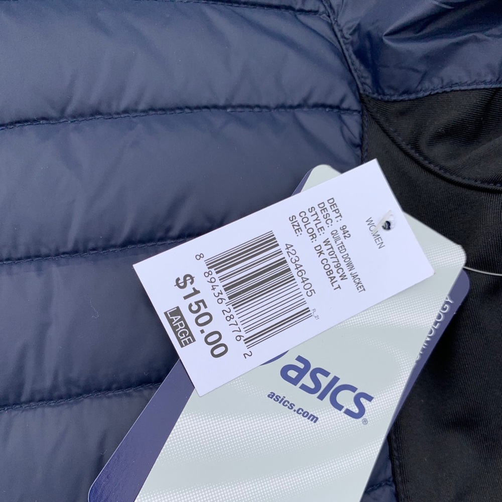 Brand New W/ Tags Asics Down Jacket